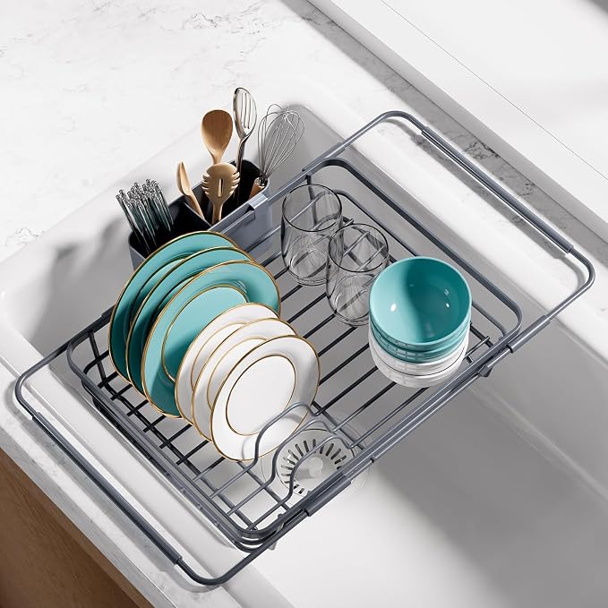 Stainless Steel Dish Drying Rack by Sakugi