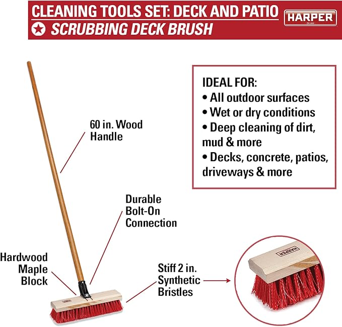 Harper 37518100 Deck/Patio Cleaning Set - Image 4