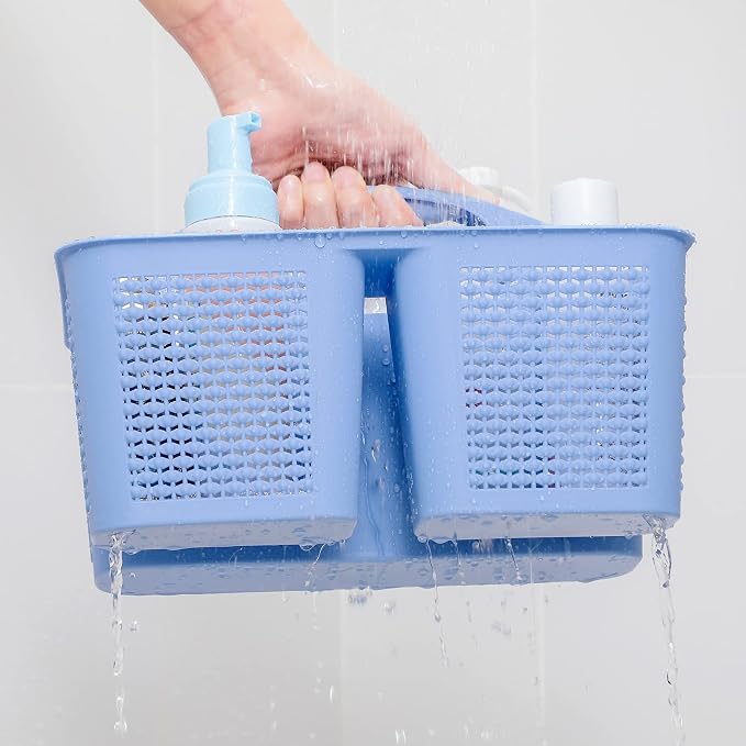 UUJOLY Plastic Portable Shower Caddy Basket Bucket, Cleaning Shower Basket - Image 4