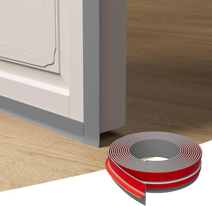 T-Shaped Door Draft Stopper, 1.97 in x 10 Ft Silicone Seal Strip - Image 3