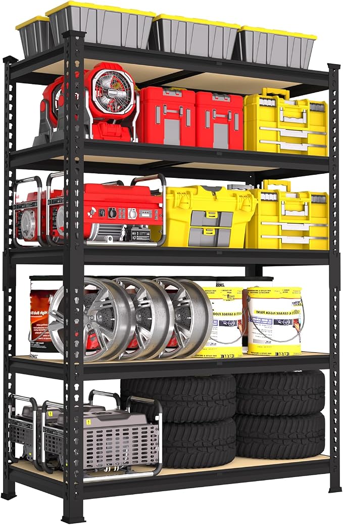 PrimeZone 35.5" x 12" x 72" Heavy Duty Storage Shelves by PrimeZone