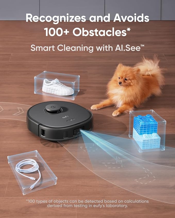 eufy X10 Pro Omni Robot Vacuum and Mop Combo, 000 Pa Suction, Dual Mops - Image 4