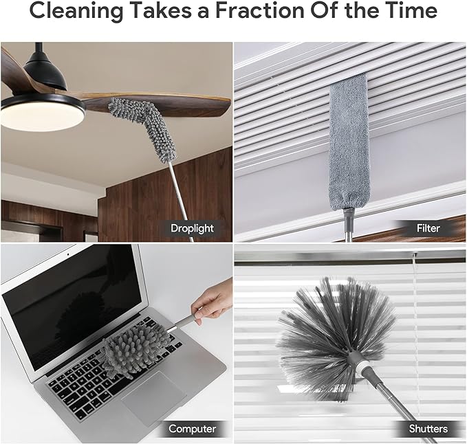 DELUX Microfiber Feather Duster, High Ceiling, Furniture & Cars - Image 6