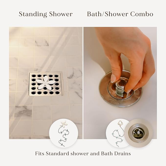 DrainWig Bathtub Drain Hair Catcher – Disposable – Installs Under Stopper- - Image 6