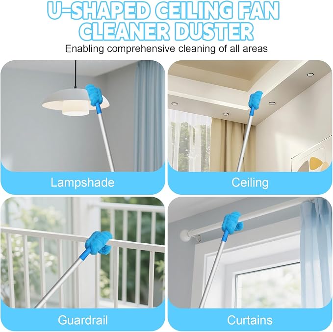 Eunice 13-49.7 Inches Ceiling Fan Duster - Image 4