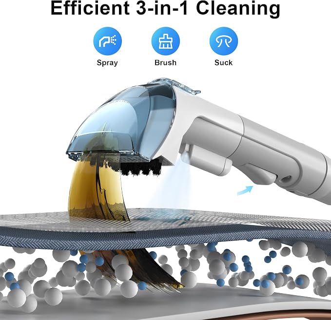 Carpet Cleaner Machine Upholstery - 450W Shampooer Portable - Image 2