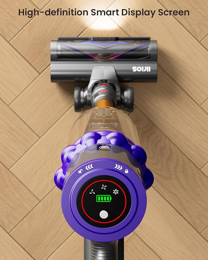 Cordless Vacuum Cleaner, 580W 48KPA 65Mins Self-Standing Vacuum Cleaners - Image 6
