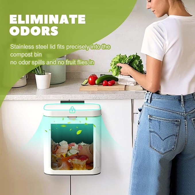 GloDeals Kitchen Trash Can - Image 5