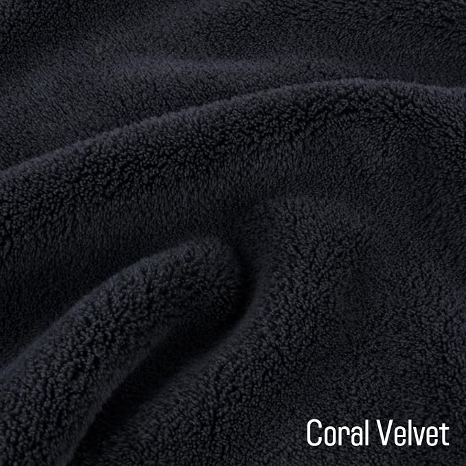 SINLAND Absorbent Coral Velvet Washcloth Ultra Soft Microfiber Face Towels 12 x - Image 5