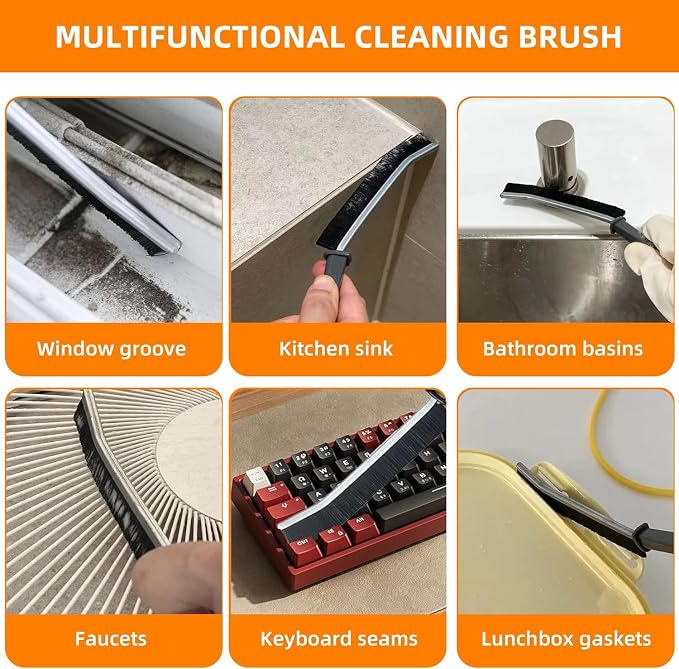 Crevice Cleaning Brush, 2025 New Multifunctional Gap Cleaning Brush Tool - Image 6