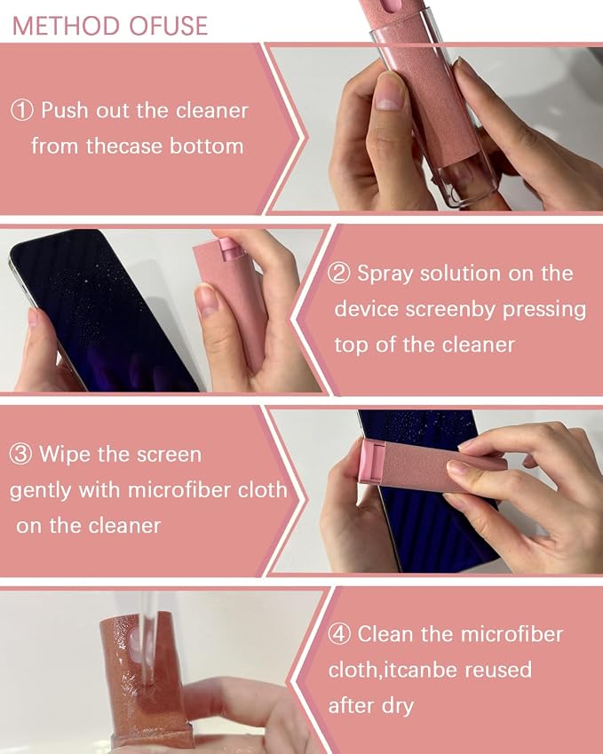 Car Screen Cleaner Touch Screen Cleaner Spray and Wipe Screen Cleaner - Image 7