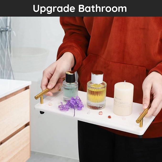 Segbeauty 12x6in Water Absorbing Stone Tray - Image 6