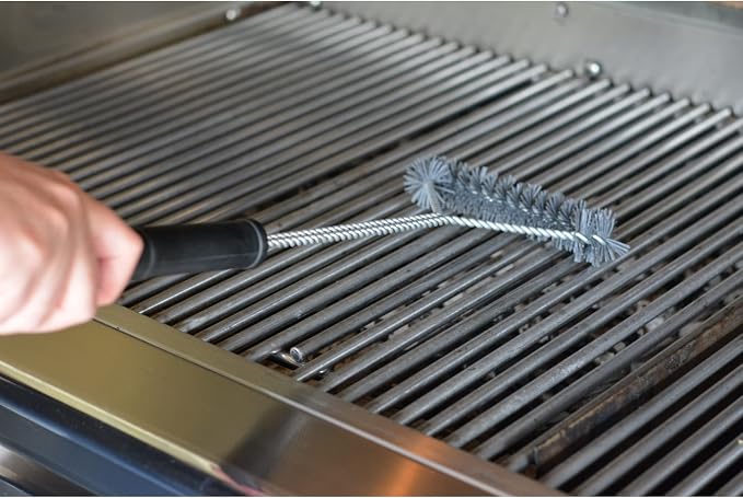 RSVP International Barbeque Grilling Collection Grill Cleaning Tool, Nylon Brush - Image 4
