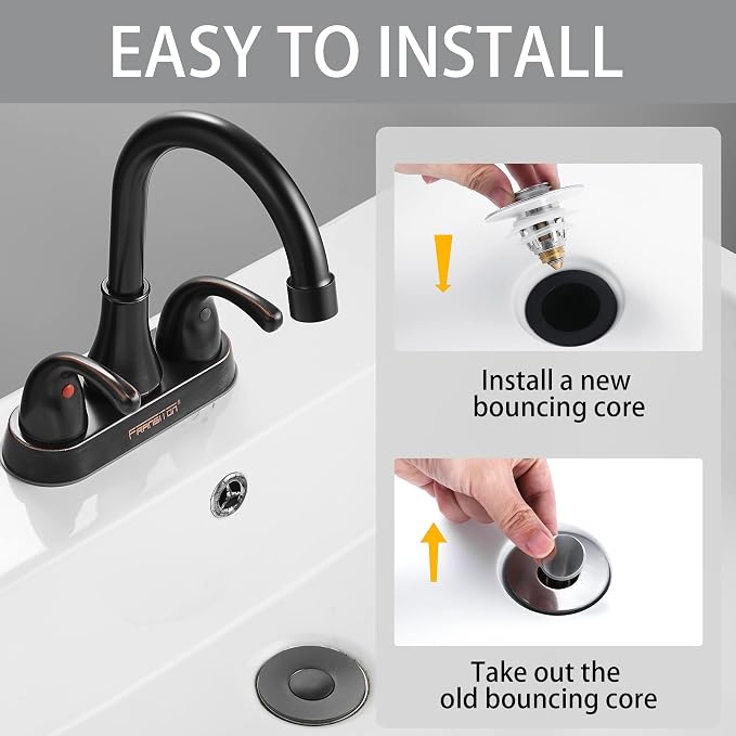 Fransiton Bathroom Sink Stopper, 1.1-1.77 Inch Basin Pop Up Sink Drain Stopper - Image 7