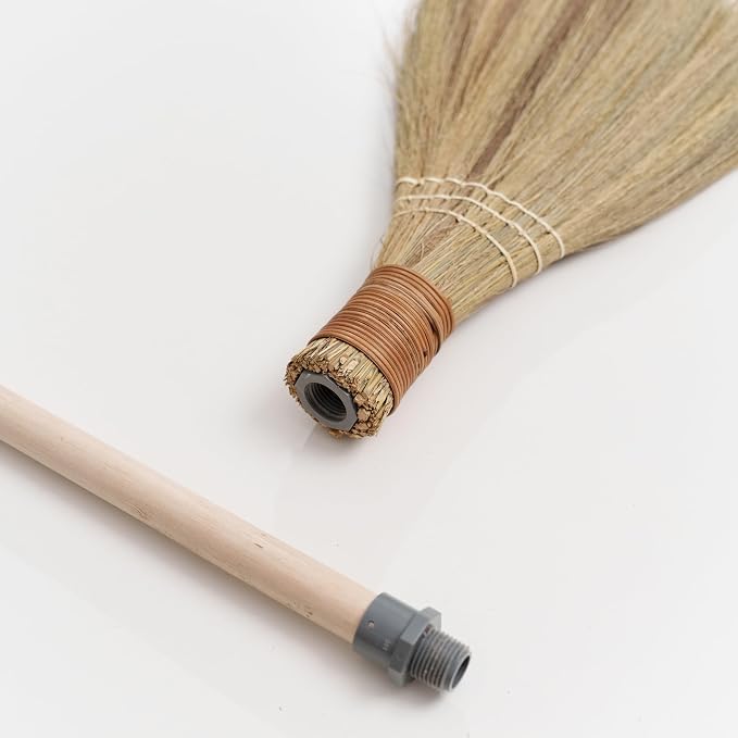 Natural Whisk Sweeping Hand Handle Broom - Image 4