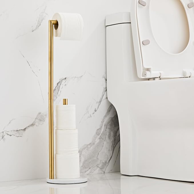 Marble Toilet Paper Holder Stand - Image 2