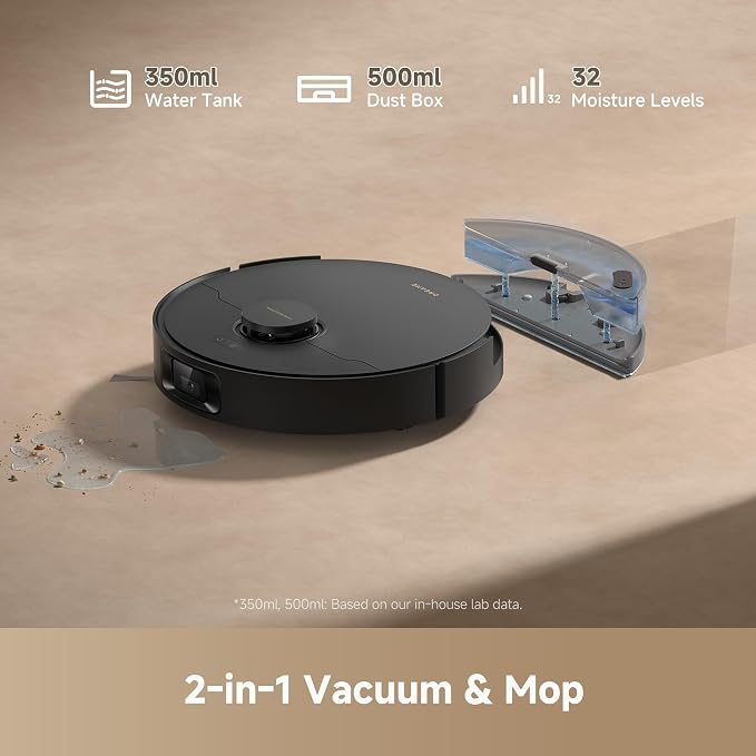 DREAME D20 Pro Plus Robot Vacuum, 000Pa Suction, DuoBrush - Image 6