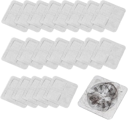Disposable Shower Drain Hair Catcher, Disposable Hair Drain Stickers Drain Mesh by xieJY