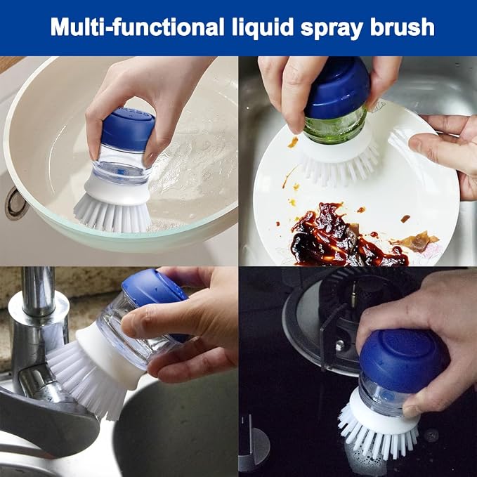 CELOX Soap Dispensing Dish Brush - Image 3