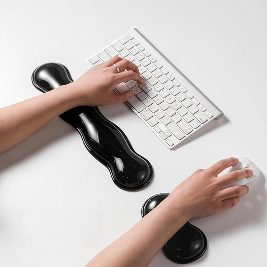 Gel Keyboard Wrist Rest Set, Ergonomic Keyboard Mouse Wrist Rest - Image 2
