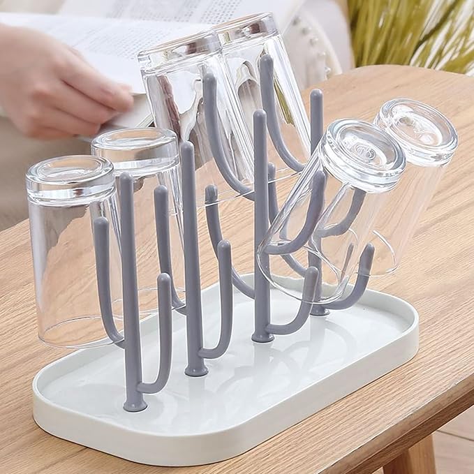 Baby Bottle Drying Rack with Tray, Creative Tree Branch Baby Bottle Dryer Holder - Image 4
