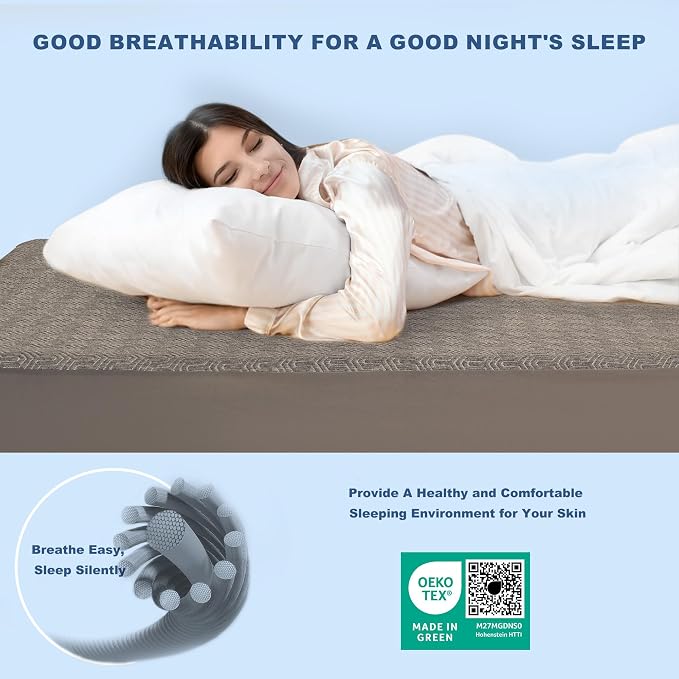 GRT Waterproof Mattress Protector King, Breathable Bamboo Charcoal Fiber - Image 5