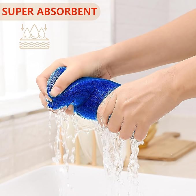 Kitinjoy 100% Cotton Waffle Weave Kitchen Hand Towels - Image 3