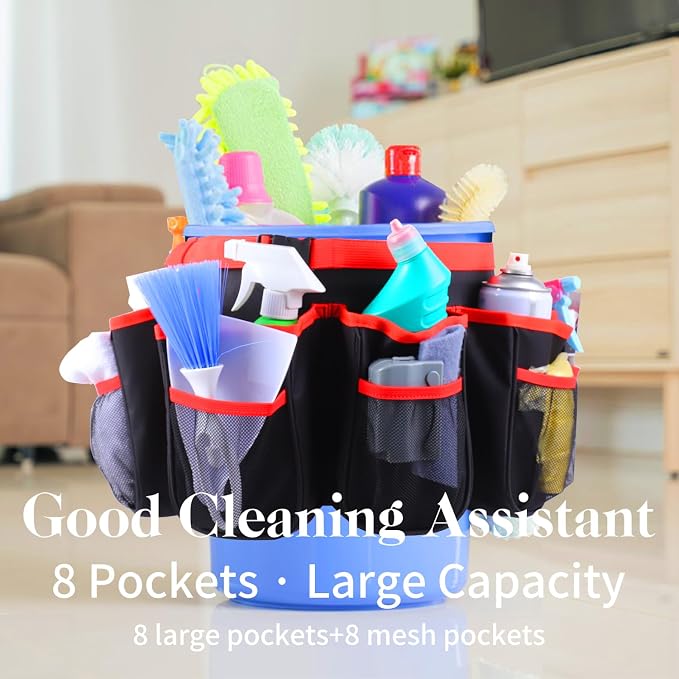 Portable Bucket Cleaning Tool Organizer, 5 Gallon Bucket Holder Cleaning - Image 2