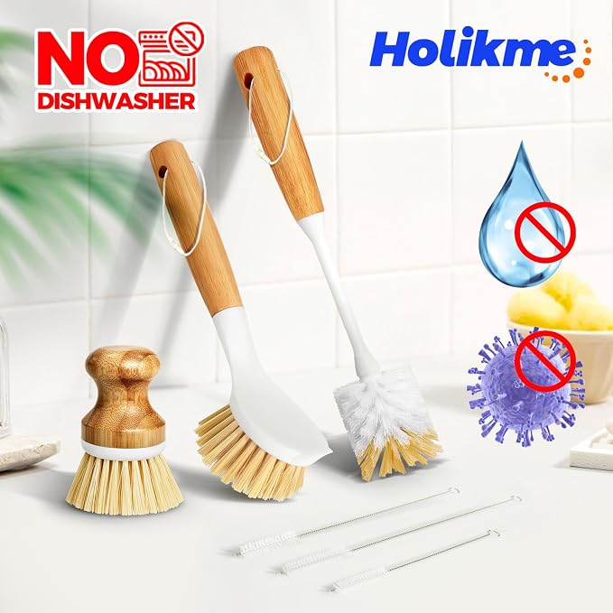 Holikme 6 Pack Dish Brush Kitchen Brushes Set - Image 5