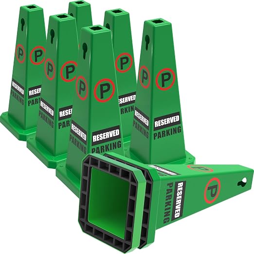 Plastic Traffic Cones, 4-Sided Message Cones, Road Safety Parking Cones by OranLite