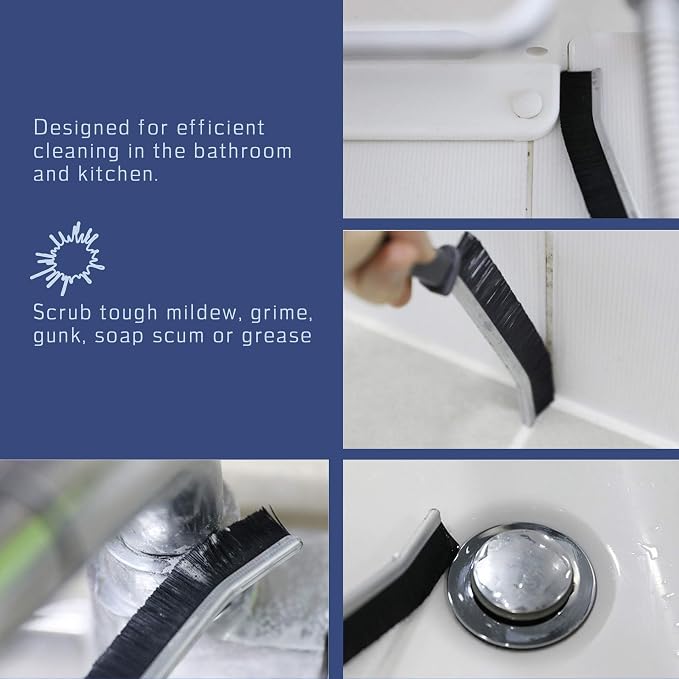 Grout Cleaner Scrub Brush Deep Tile Joints - Image 2