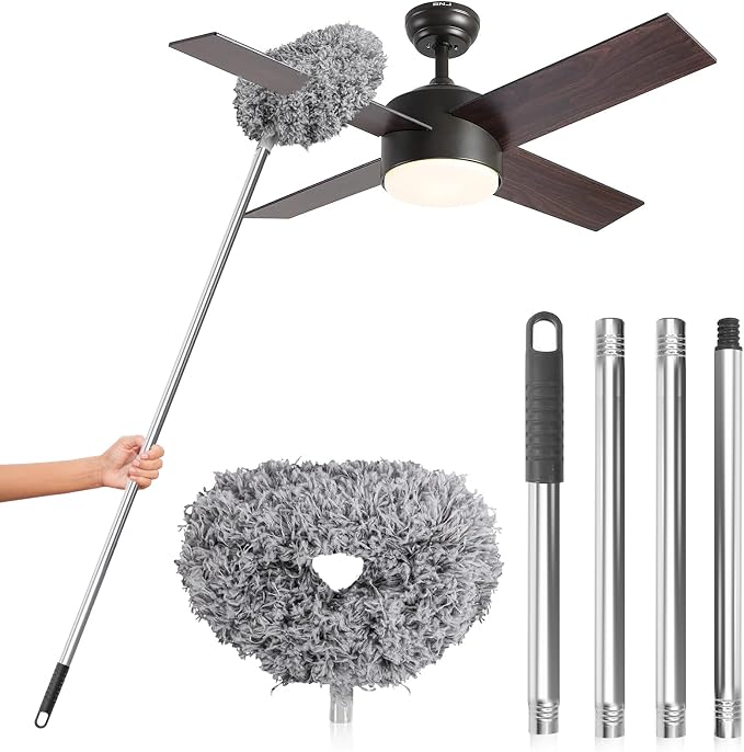 DRQ Ceiling Fan Cleaner Duster, Reusable Microfiber Duster by DRQ