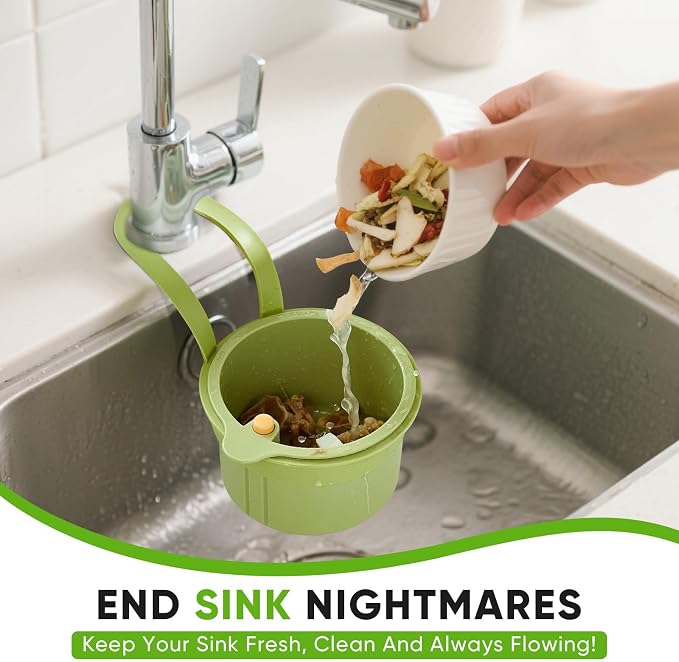 Hanging Food Waste Catcher for Sink, Sink Strainer Basket - Image 3