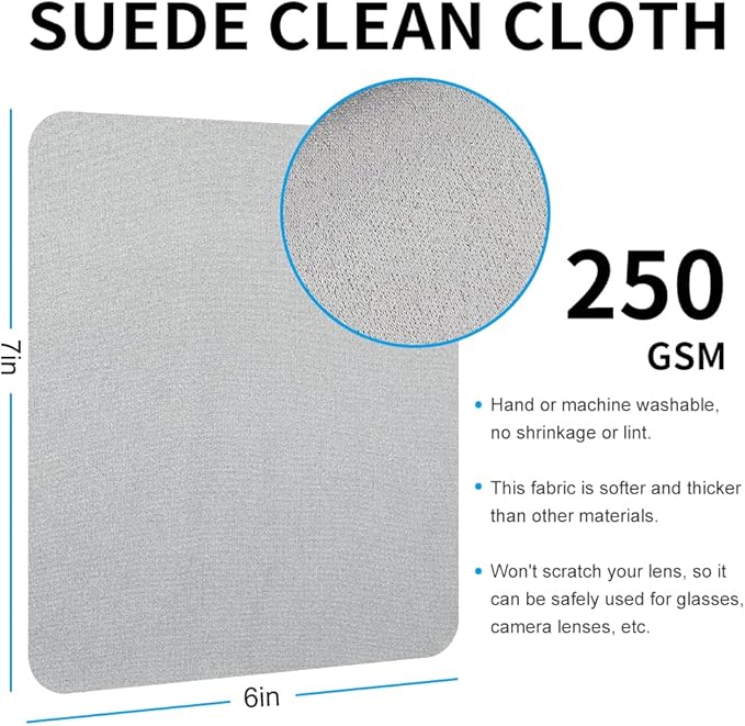 100 PCS Glasses Clean Cloth Suede, Lens Clean Cloth - Image 4