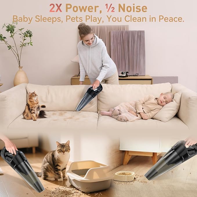 Handheld Vacuum Cordless Rechargeable - Image 7