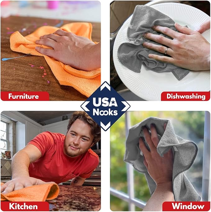 USANOOKS Microfiber Cleaning Cloth - Image 6