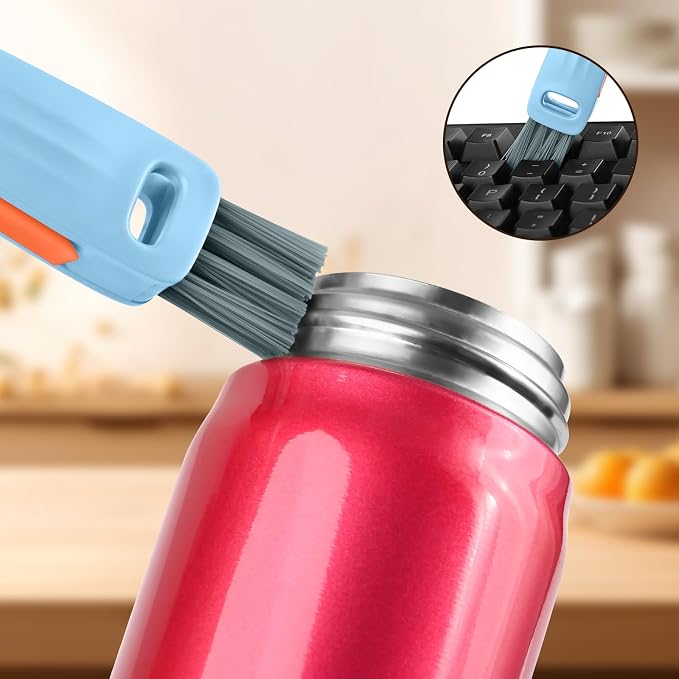 3 in 1 Cup Lid Gap Cleaning Brush Set, Mutipurpose Portable Cup Lid Gap Cleaner - Image 8