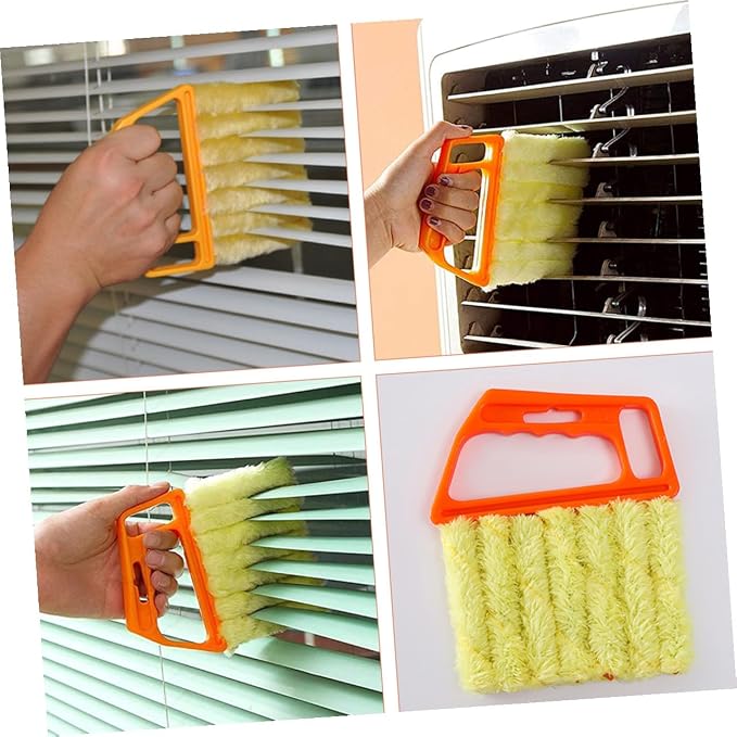 Window Cleaning Brush Set 2pcs 7-Finger 3-Finger Handheld Blinds Cleaning - Image 8