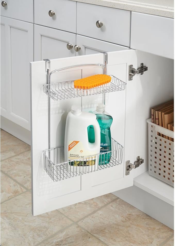 mDesign Over Cabinet Kitchen Storage Unit - Image 3