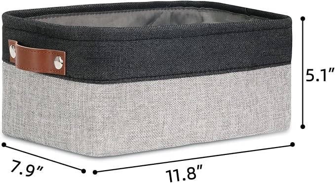 DULLEMELO Small Collapsible Fabric Basket - Image 4