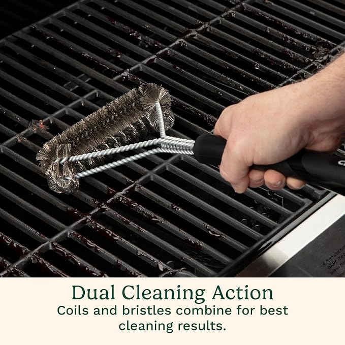 Cuisinart Coil and Brush with Angled Handle, 17” Dual Action Stainless Steel - Image 4