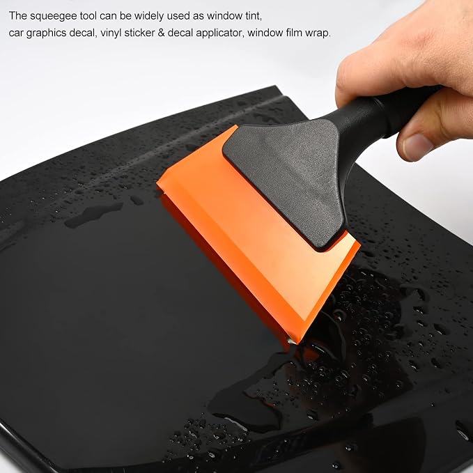 EHDIS Small Squeegee 5 inch Rubber Window Tint Windshield Scraper - Image 3
