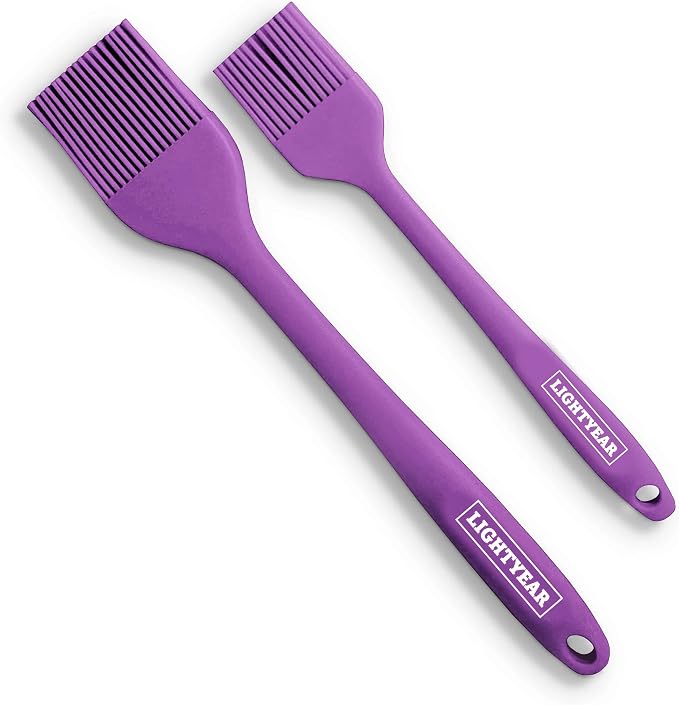 Lightyear Silicone Basting Pastry Brush Set 450°F Heat Resistant Oil Brush by Unknown