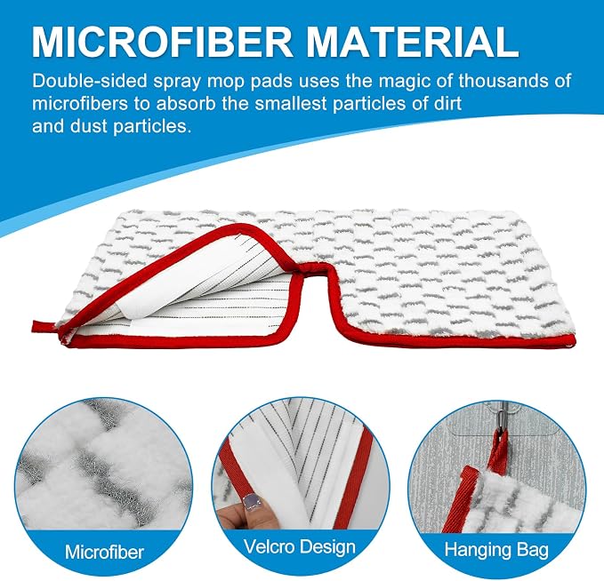 Microfiber Spray Mop Pads Compatible - Image 3