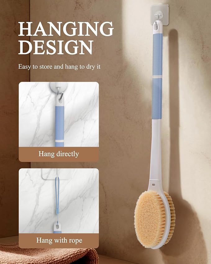 Shower Brush for Massage Dry Brushing: Back Scrubber for Shower - Image 7