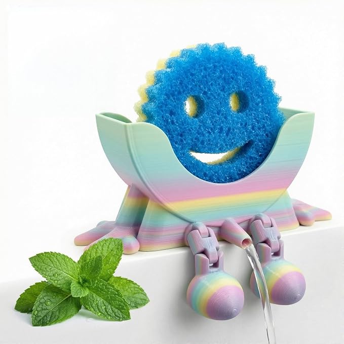 Creative Hanging Sponge Holder by Unknown