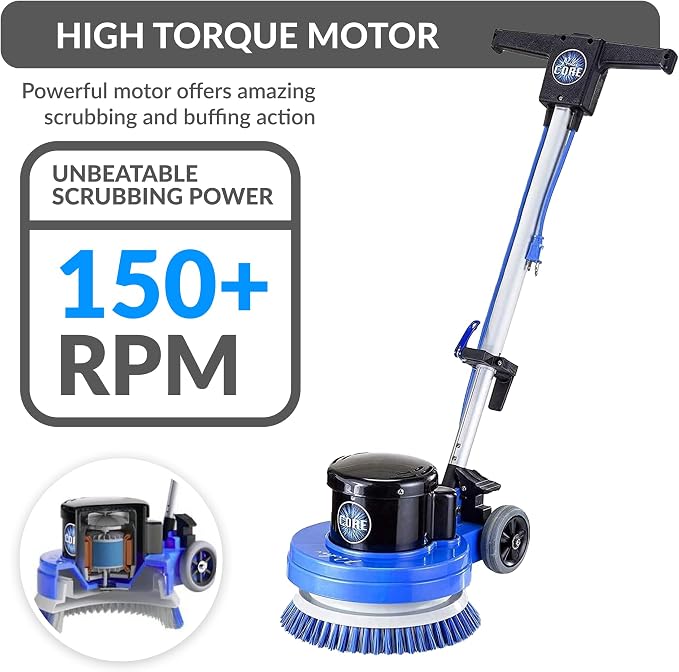 Prolux Core 13 inch Electric Floor Buffer Scrubber and Polisher Machine - Image 6