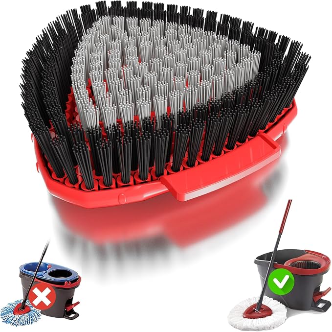 Upgraded Spin Mop Replacement Scrub Brush Heads Compatible by SuperAbound