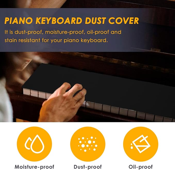 Piano Keyboard Dust Cover for 88 Keys - Image 5