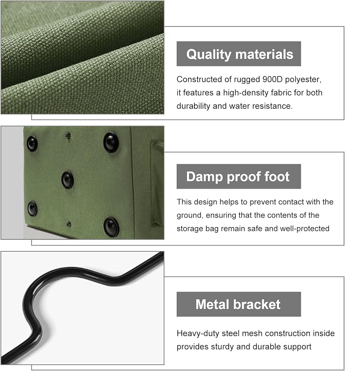 Car Trunk Organizer, Large Capacity Collapsible Tote Wearable Cleaning Caddy - Image 4